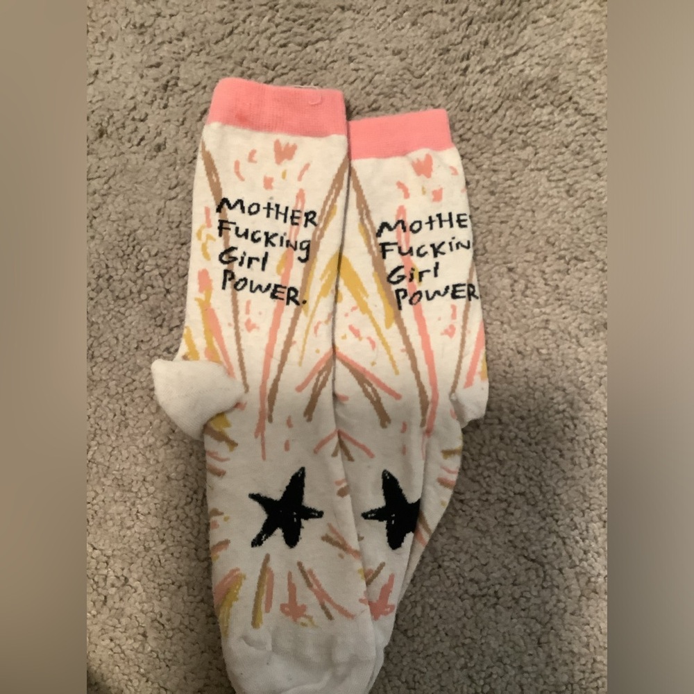 Woman power fun socks